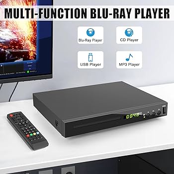 Amazon.com: HD Blu Ray Player, Blue Ray/DVD/CD Player for TV